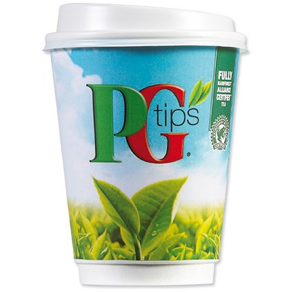 PG Tips Instant Black Tea Drink in a 12oz (340ml) Cup - Pack of 8