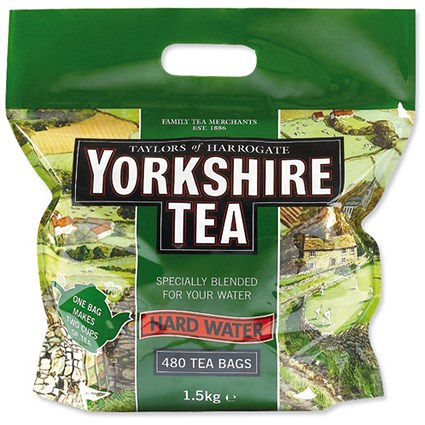 Yorkshire Tea Bags for Hardwater - Pack of 480