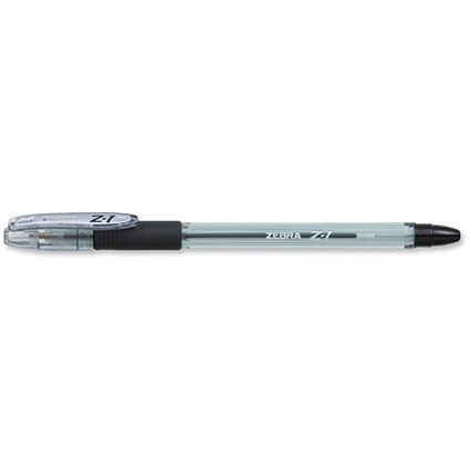 Zebra Z1 Smooth Ball Pen / Medium / 0.7mm / Black / Pack of 12
