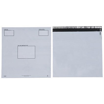 Keepsafe Extra Strong Polythene Envelopes / DX / W460xH430mm / Peel & Seal / Opaque / Pack of 5