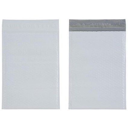 Keepsafe ExtraStrong Padded Polythene Envelopes / W240xH330mm / Peel & Seal / Opaque / Pack of 5