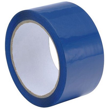 Polypropylene Tape / 50mmx66m / Blue / Pack of 6