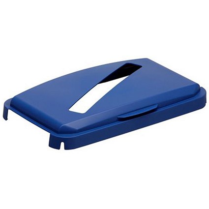 Durable Durabin Clip-on Hinged Lid For 60 Litre Bin - Recycling Paper & Card