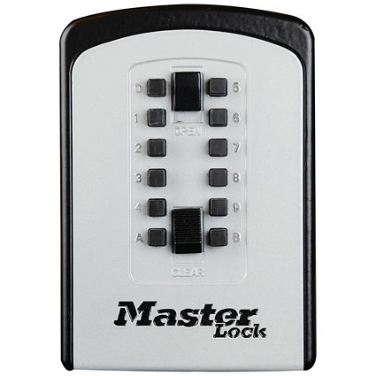 Master Lock Key Safe, Combination Lock, 1-5 Key Capacity