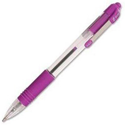 Zebra Z- Grip Ballpoint Pen / Violet / Pack of 12