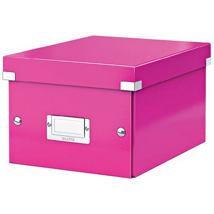 Leitz WOW Click & Store Small Storage Box / A5 / Pink