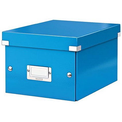 Leitz WOW Click and Store Small Storage Box For A5 Blue
