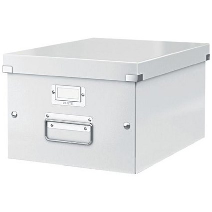 Leitz WOW Click & Store Storage Box / Medium / A4 / White