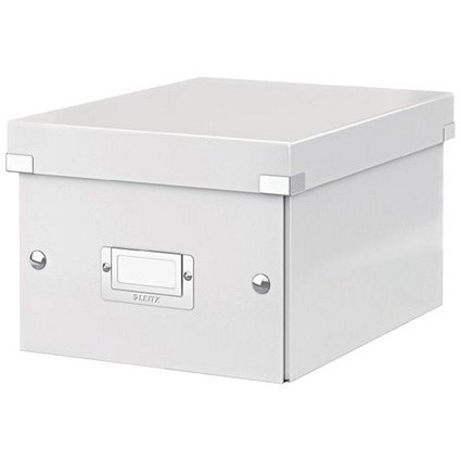 Leitz WOW Click & Store Small Collapsible Archive Box / A5 / White
