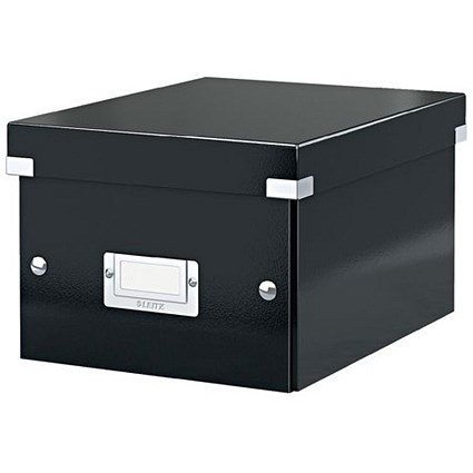 Leitz WOW Click & Store Small Collapsible Archive Box / A5 / Black