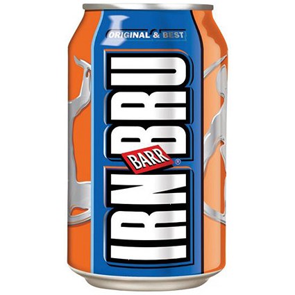 Irn Bru Soft Drink Can - 24 x 330ml Cans