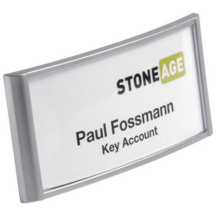 Durable Classic Name Badge / Magnetic / 34x74mm / Pack of 10