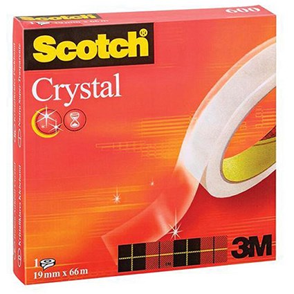 Scotch Crystal Tape - 19mmx66m