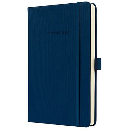 Sigel Conceptum Hard Cover Notebook / A5 / Ruled / 194 Pages / Blue