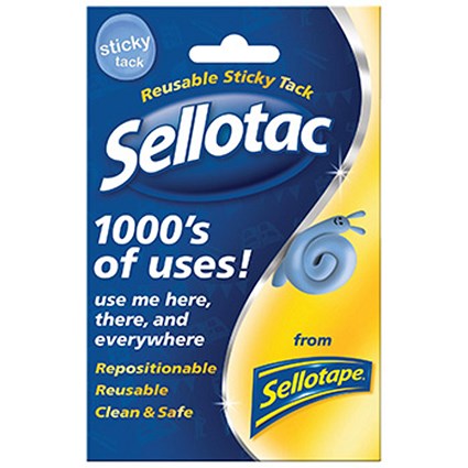 Sellotac Sticky Tack / 45g / Pack of 12