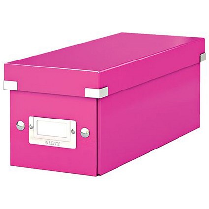 Leitz WOW Click & Store CD Box - Pink