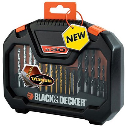 Black & Decker Drilling and Screwdriver Mixed Accessory - Set of 30