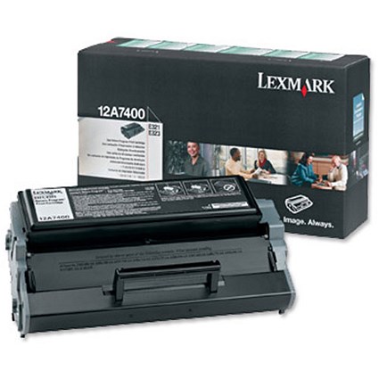 Lexmark 12A7400 Black Laser Toner Cartridge