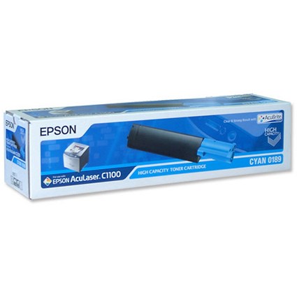 Epson S050189 High Capacity Cyan Laser Toner Cartridge