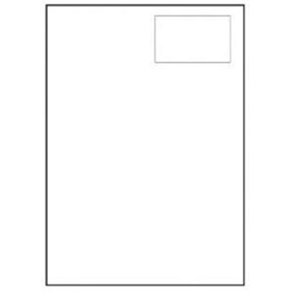 Avery Integrated Single Label Sheet / 96x64mm / White / L4830 / 1000 Sheets