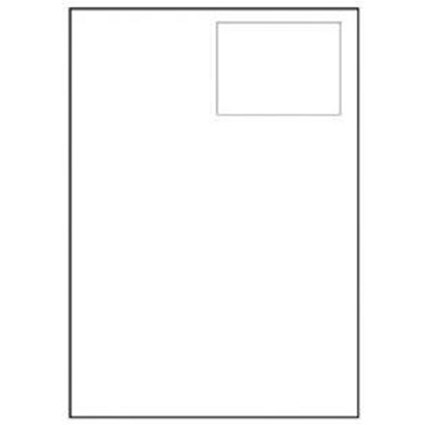 Avery Integrated Single Label Sheet / 110x76mm / White / L4831 / 1000 Sheets