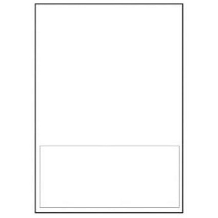 Avery Integrated Single Label Sheet / Perforated / 190x90mm / White / L4835 / 1000 Sheets