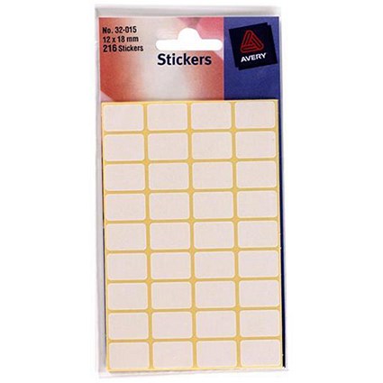 Avery Rectangular Labels / 12x18mm / White / 32-015 / 225 Labels