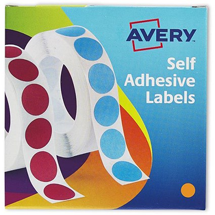 Avery Dispenser for 13mm Diameter Labels / Orange / 24-612 / 750 Labels
