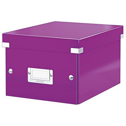 Leitz WOW Click & Store Box / Small / A5 / Purple