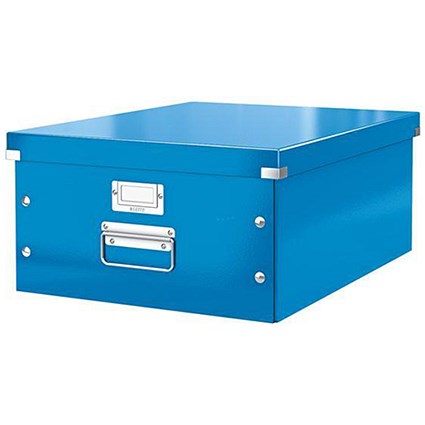 Leitz WOW Click & Store Collapsible Large A3 Archive Box - Blue
