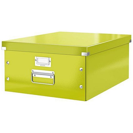 Leitz WOW Click & Store Collapsible Large A3 Archive Box - Green