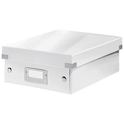 Leitz WOW Click & Store Organiser Box / Small / White