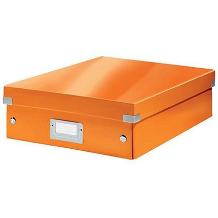 Leitz WOW Click & Store Organiser Box / Medium / Orange