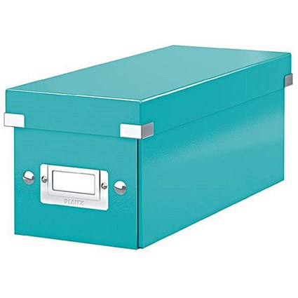 Leitz WOW Click & Store CD Box - Ice Blue