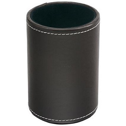5 Star Pen Holder - Brown Faux Leather