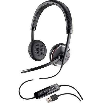 Plantronics Blackwire C520 Headset Binaural Corded USB Ref 88861-01