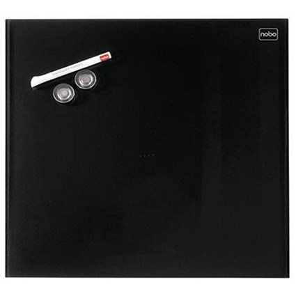 Nobo Diamond Drywipe Board / Magnetic / W300xH300mm / Black