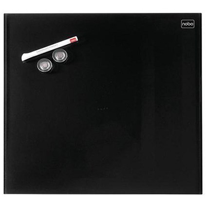 Nobo Diamond Drywipe Board / Magnetic / W450xH450mm / Black
