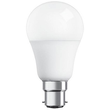 GE Bulb LED B22 Start ECO Snowcone 10W 60W Equivalent EEC A+ Non Dimmable Bayonet Frost
