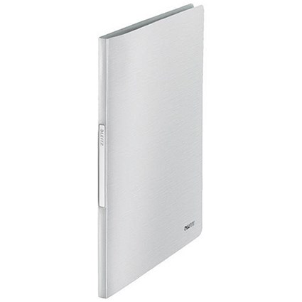 Leitz Style Soft Cover Display Book / 20 Pockets / White