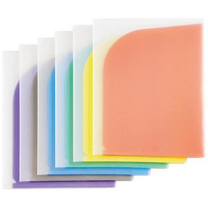 Tarifold Color 8-Section Folders / Polypropylene / Assorted / Pack of 6