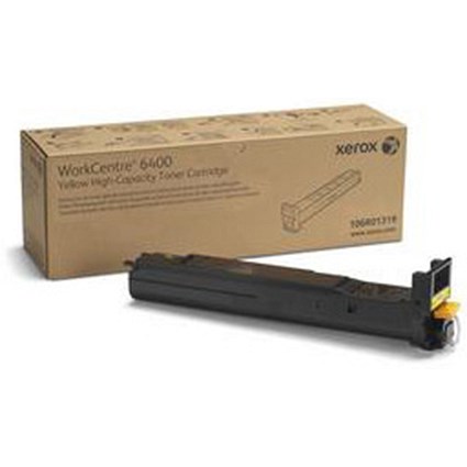 Xerox WorkCentre 6400 High Yield Yellow Laser Toner Cartridge