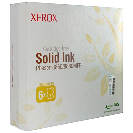 Xerox Phaser 8860 Yellow Solid Ink Sticks (Pack of 6)