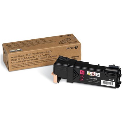 Xerox Phaser 6500 High Capacity Magenta Laser Toner Cartridge