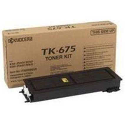 Kyocera TK-675 Black Laser Toner Cartridge