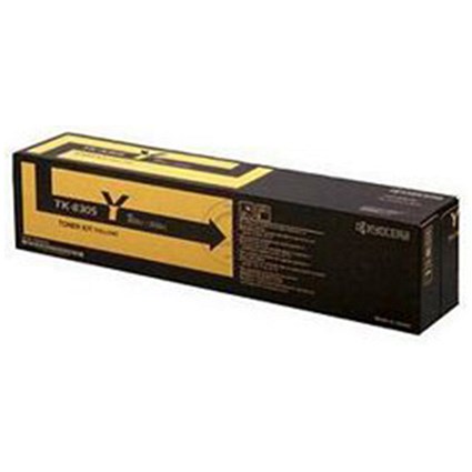 Kyocera TK-8305Y Yellow Laser Toner Cartridge
