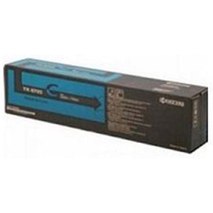 Kyocera TK-8705C Cyan Laser Toner Cartridge