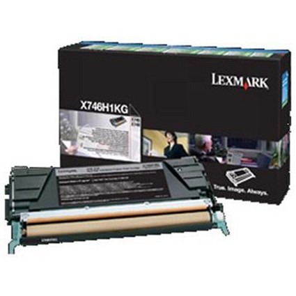 Lexmark X746H1KG High Yield Black Laser Toner Cartridge