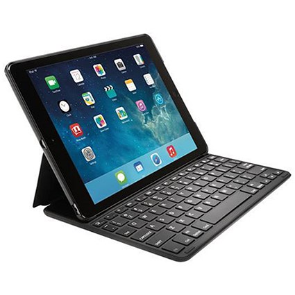 Kensington KeyFolio Thin X2 Keyboard Case for iPad Air - Black