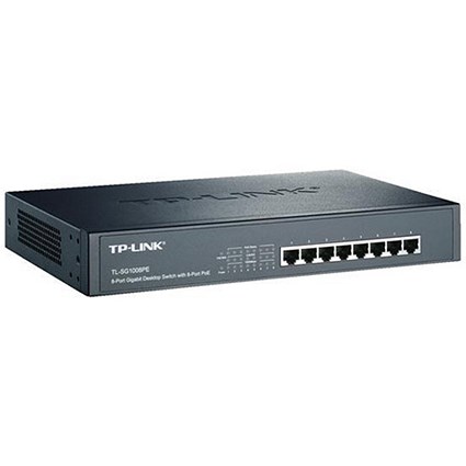 TP Link TL-SG108PE 8-Port PoE Supported Desktop Network Switch